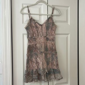 Karlie scrunch snake skin mini dress size S